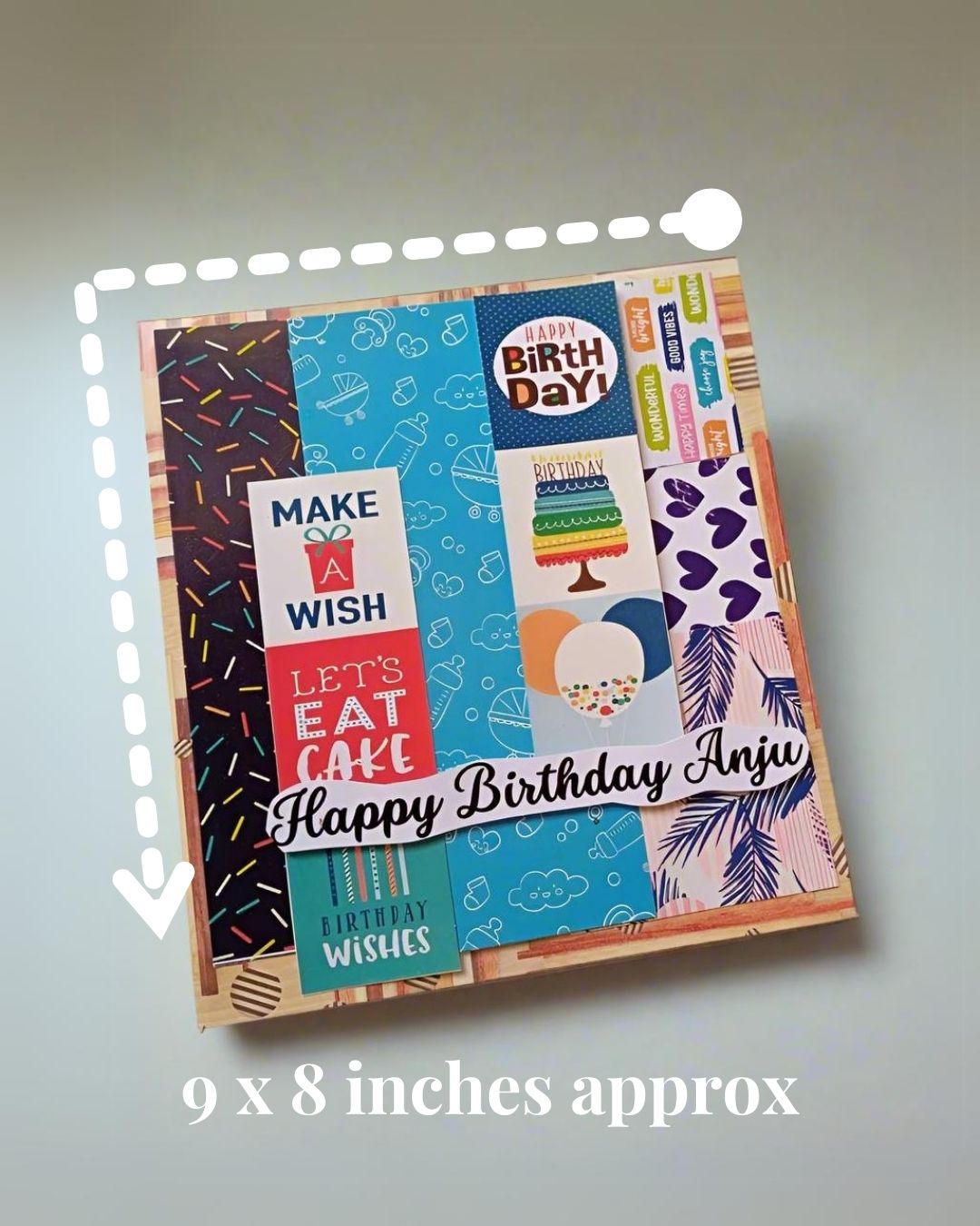 
                  
                    Rainvas Colorful Personalized Birthday Scrapbook | Gifts for Him, Her, and Kids
                  
                