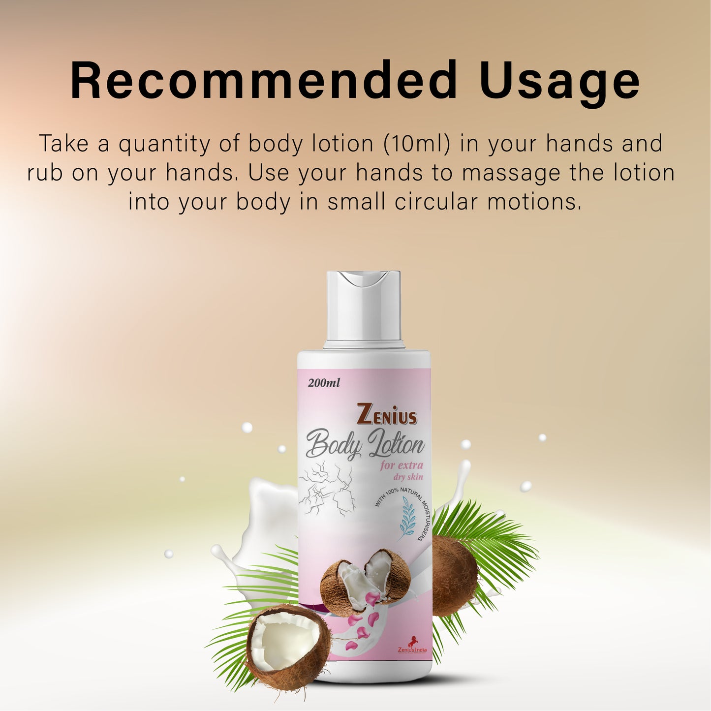 
                  
                    Zenius Body Lotion For Dry Skin - Remove All Sketch Marks Naturally - 200ml
                  
                
