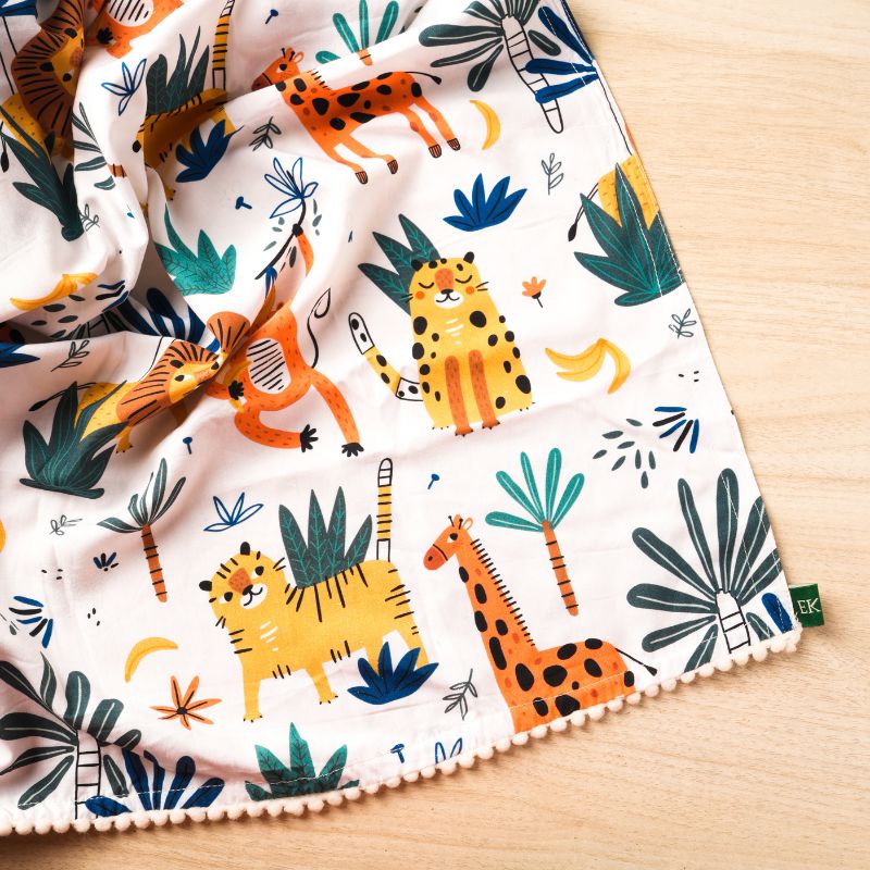 
                  
                    Soothing Jungle Printed Scarves for Women | Bamboo Fabric
                  
                