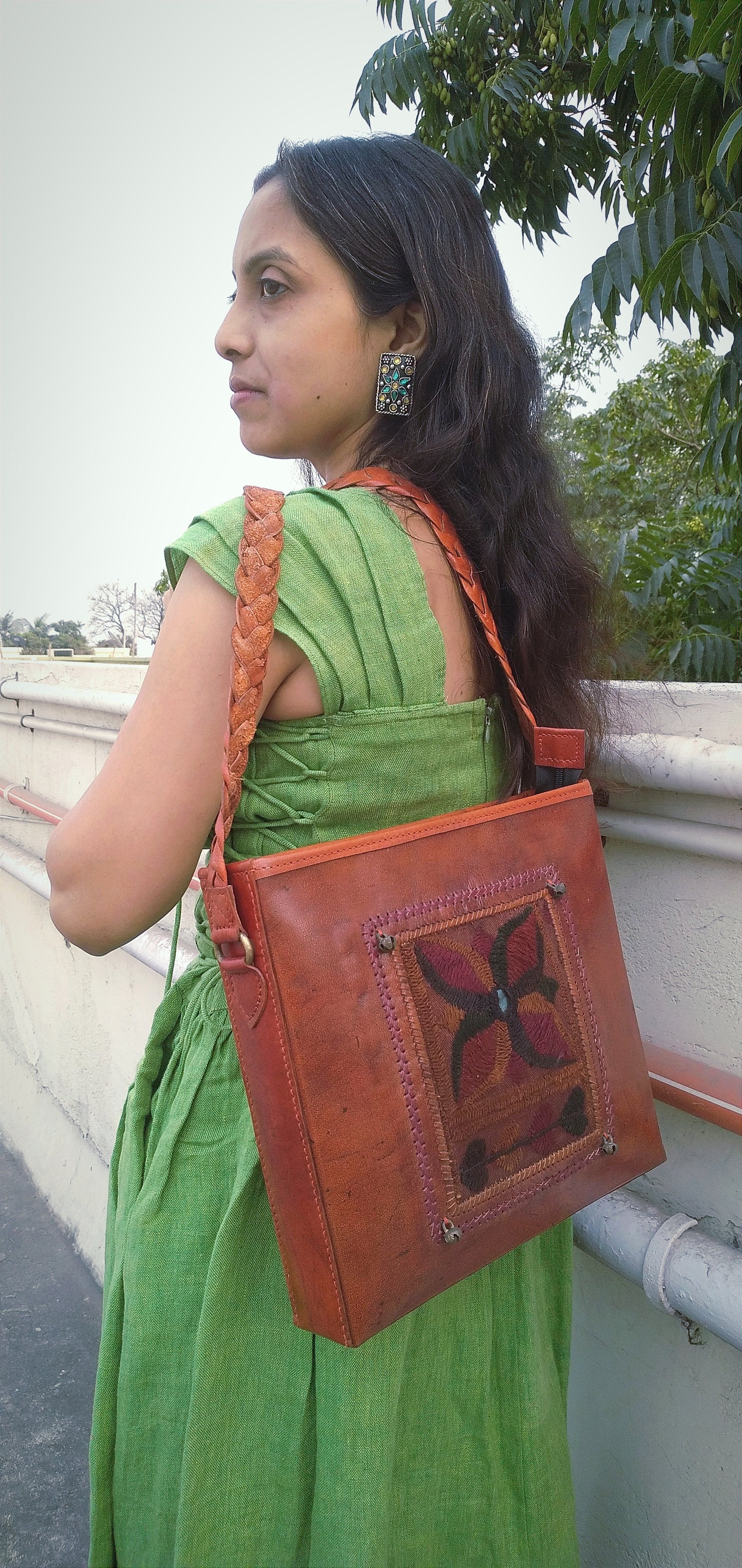 
                  
                    REGALIA - Cruelty Free Hand Crafted Hand Stitched and Embroidered Designer HandBag
                  
                