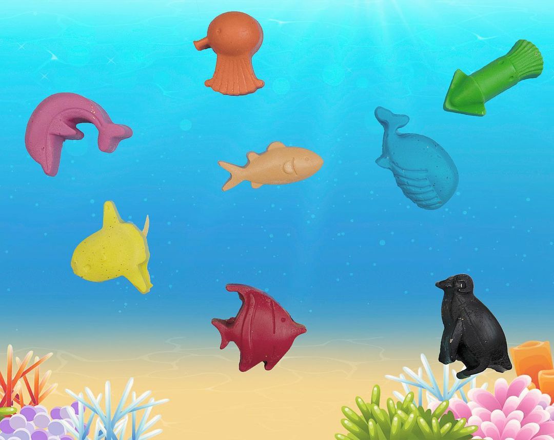
                  
                    Handmade Non toxic Plain Under the Sea Animals Set of 8
                  
                