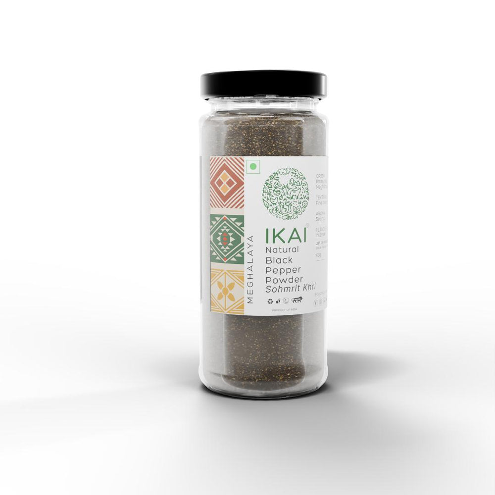 Natural Black Pepper Powder| Sohmrit Khri | Regional Specialty -Meghalaya |100g