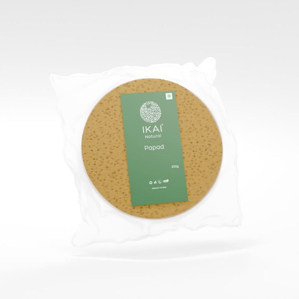 Natural Papad | Natural Protein Foods | Customised For Vitality | Gluten Free | 250g