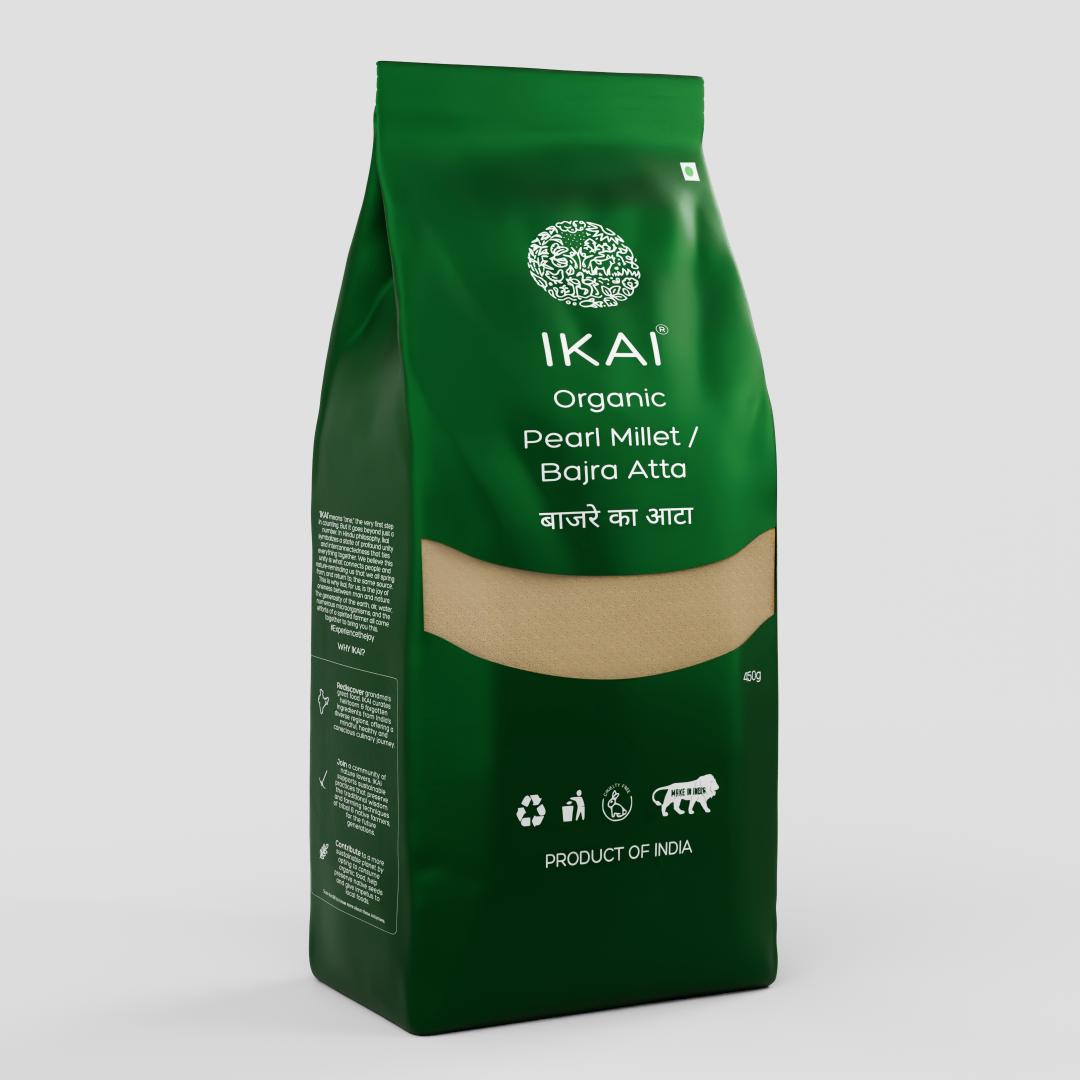 
                  
                    Organic Pearl Millet/Bajra Atta | Gluten Free | Ancient Grain | Millets | 450g
                  
                