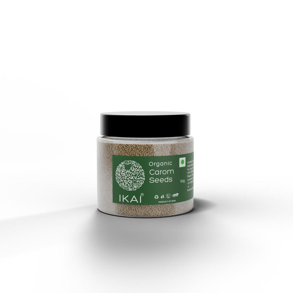 
                  
                    Organic Carom Seeds | Ajwain | Bishop’s weed | Aromatic Spice |50g
                  
                