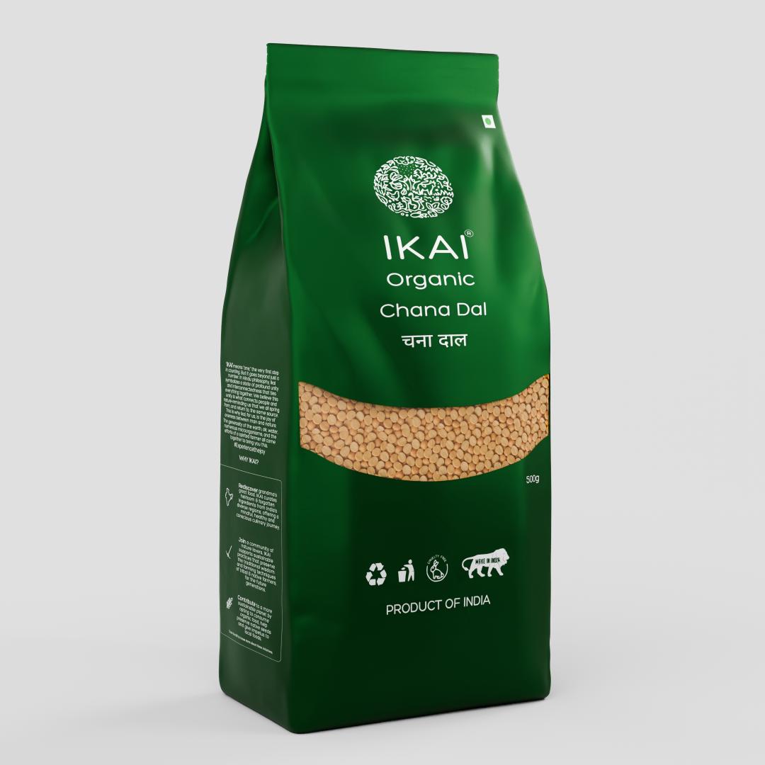 
                  
                    Organic Chana Dal | Split Bengal Gram | Gluten Free Indian Food |500g
                  
                