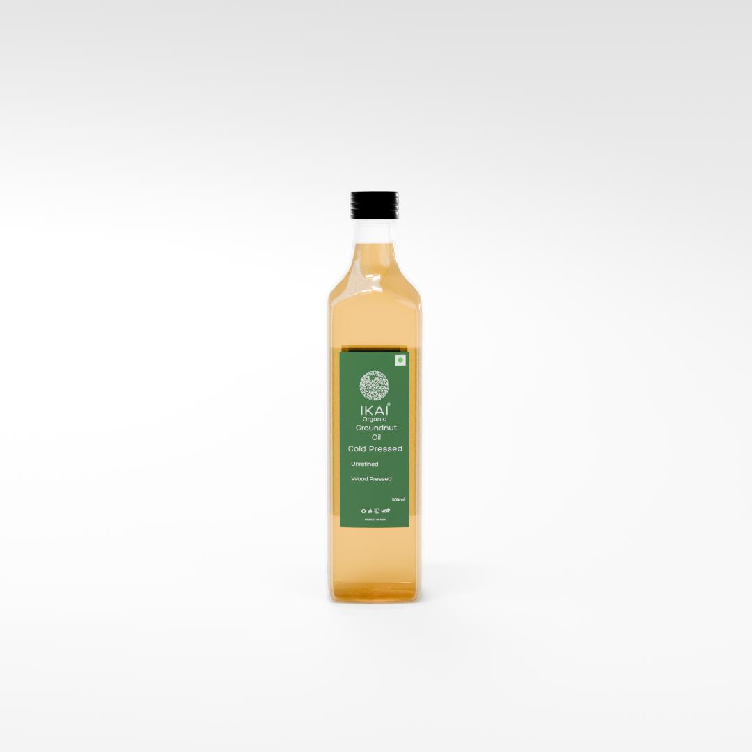 
                  
                    Organic Groundnut Oil | Cold Pressed | Wood Pressed | Unrefined | 500ml
                  
                