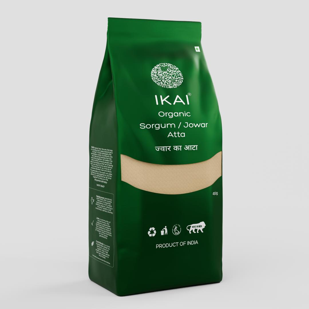 
                  
                    Organic Sorghum/Jowar Atta | Gluten Free | Ancient Grain | Millets | 450g
                  
                
