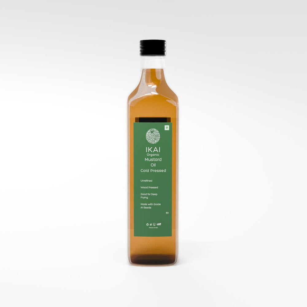 Organic Mustard Oil | Sarson Ka tel | Cold Pressed | Wood Pressed | 1000ml