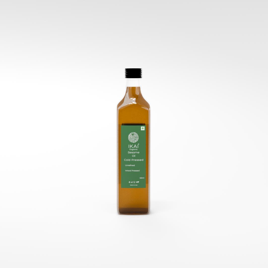 
                  
                    Organic Sesame Oil | Cold Pressed | Wood Pressed | Gingelly Oil | 500ml
                  
                