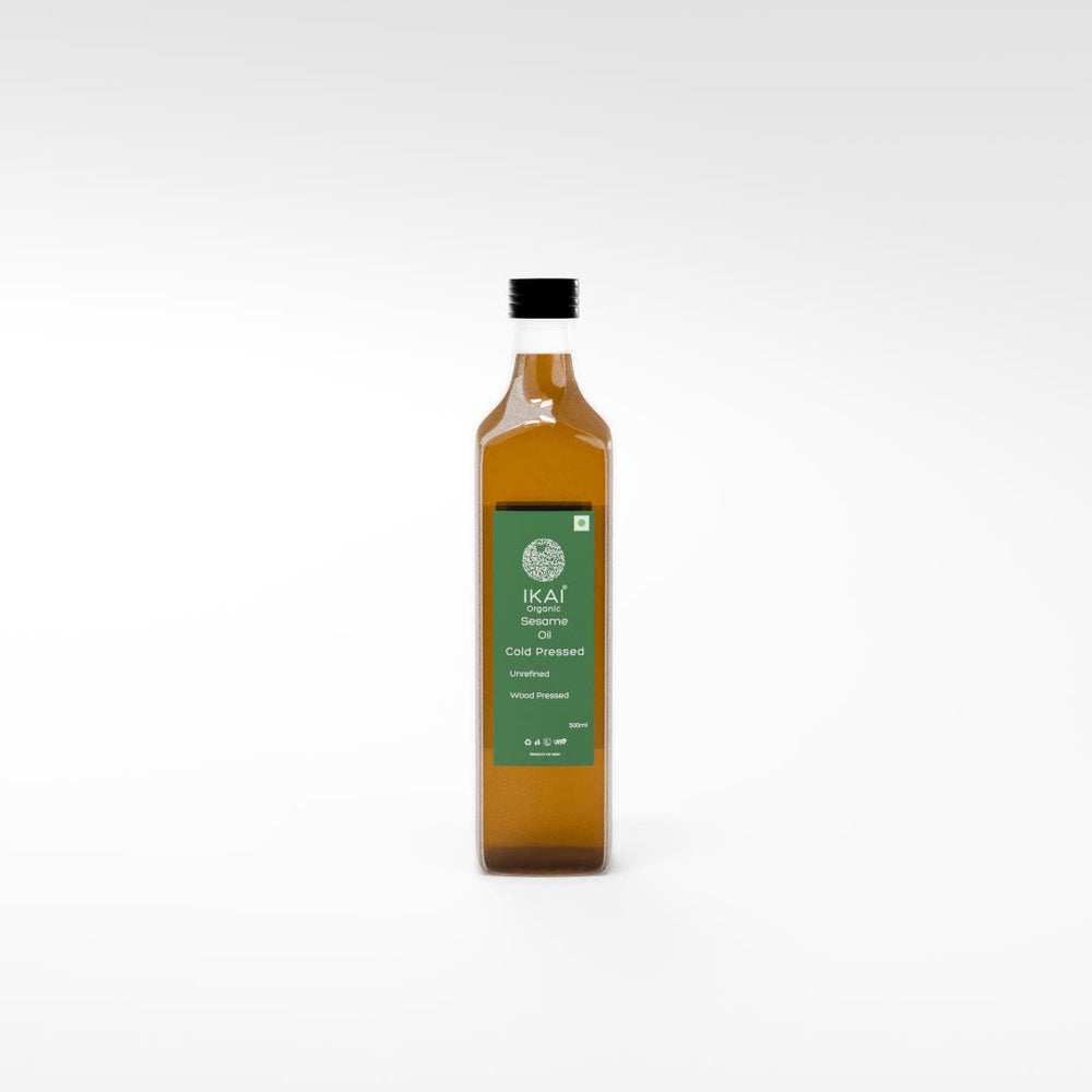 
                  
                    Organic Sesame Oil | Cold Pressed | Wood Pressed | Gingelly Oil | 500ml
                  
                