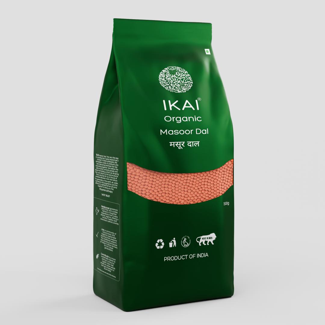 
                  
                    Organic Masoor Dal | Red Lentil | Gluten Free | Organic Pulses | 500g
                  
                