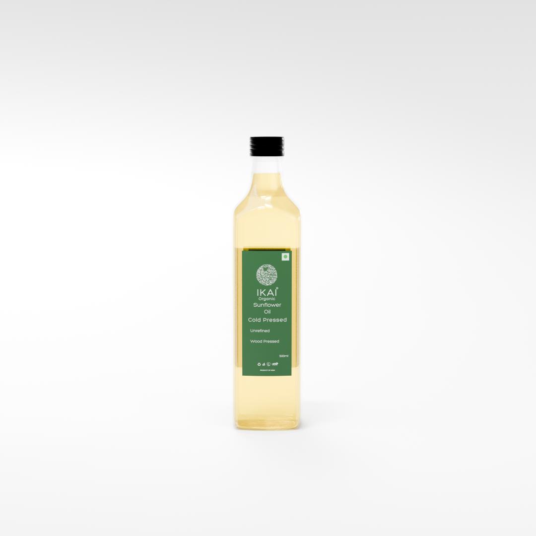 
                  
                    Organic Sunflower Oil | Cold Pressed | Wood Pressed | Unrefined | 500ml
                  
                