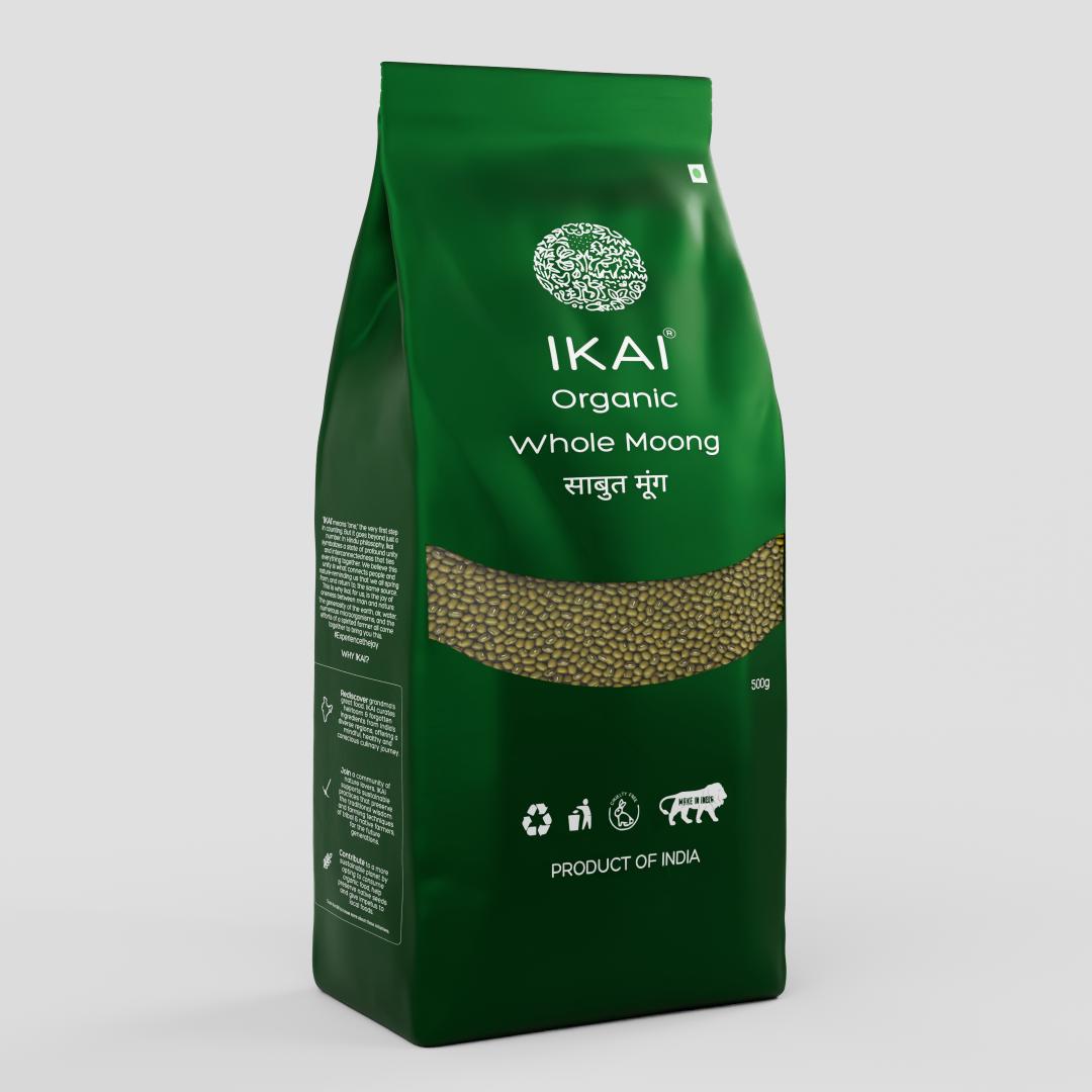 
                  
                    Organic Whole Moong | Green Gram | Gluten Free | Natural Protein Foods | 500g
                  
                