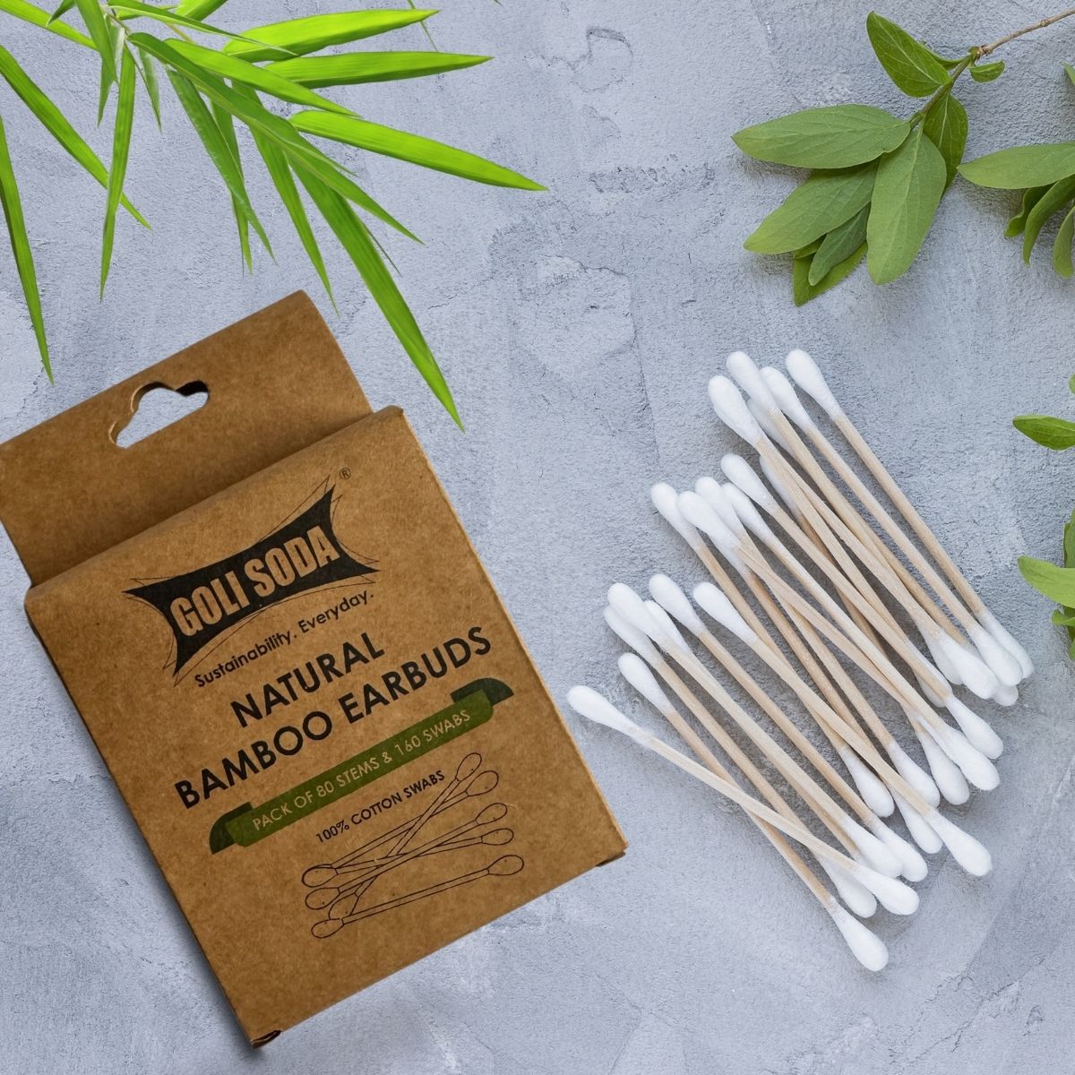 
                  
                    Goli Soda Natural Organic Cotton Bamboo Ear Buds - 160 sticks
                  
                