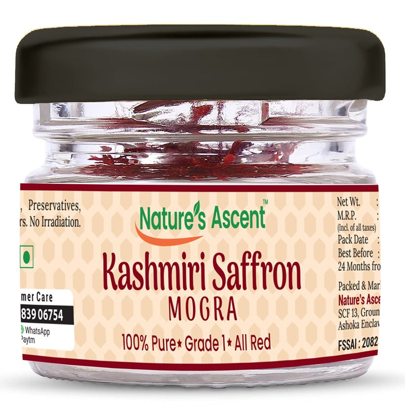 Nature's Ascent Premium Kashmiri Saffron Mogra (1gm)