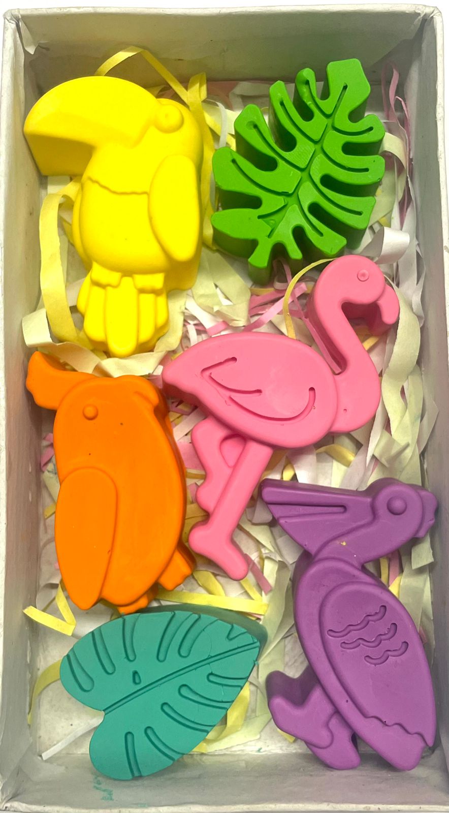 
                  
                    Handmade Non-toxic Jumbo Bird Shaped Crayons Set of 6
                  
                