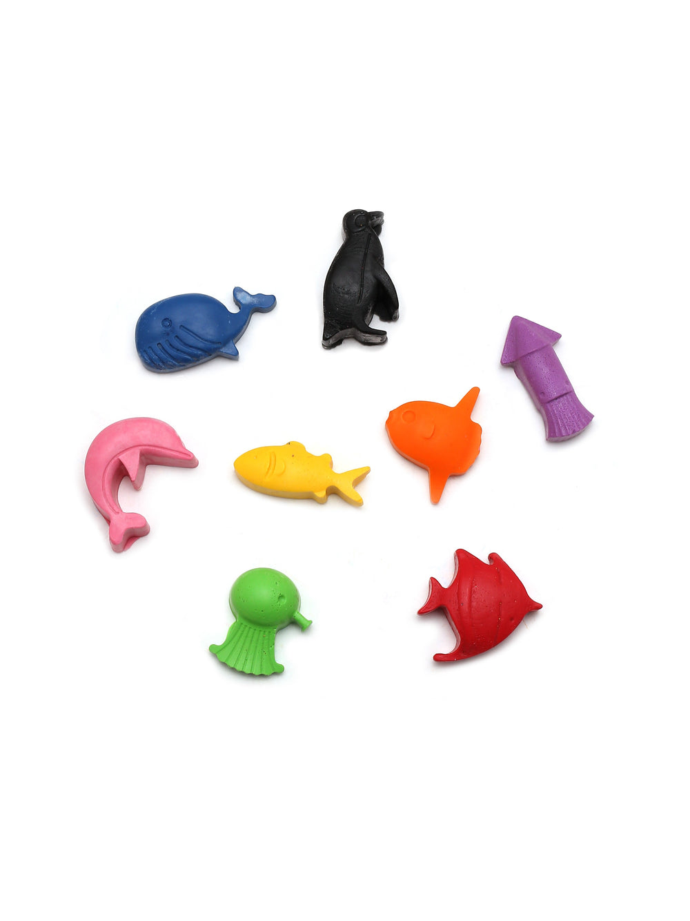 Handmade Non toxic Plain Under the Sea Animals Set of 8