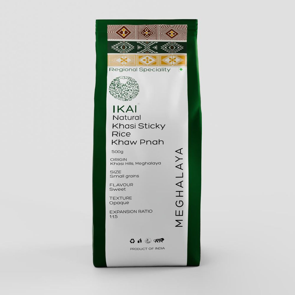 Natural Khasi Sticky Rice | Gelatinous | Regional Specialty-Meghalaya | 500g