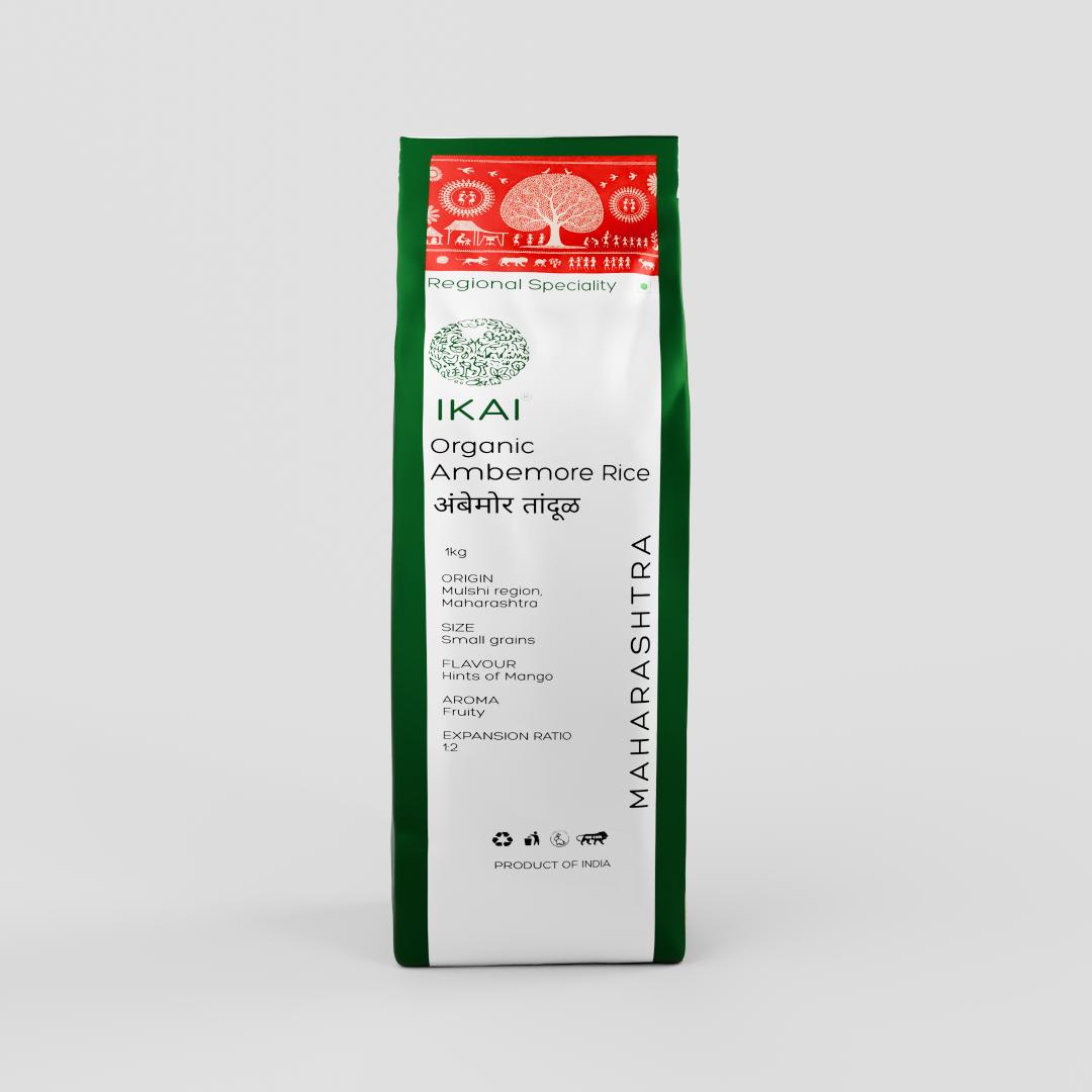
                  
                    Organic Ambemore Rice | Mango Blossom Aroma | Regional Specialty-Maharashtra |1000g
                  
                