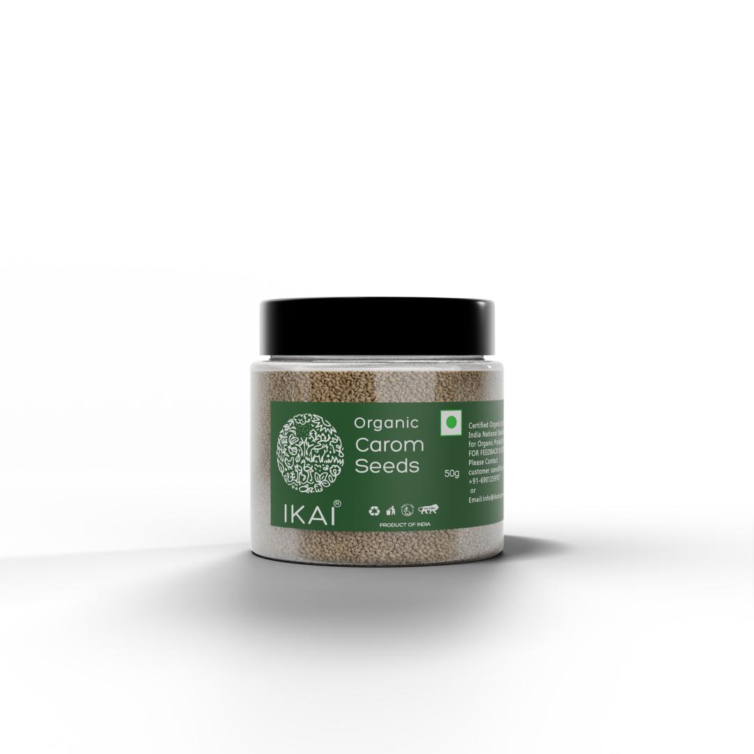 
                  
                    Organic Carom Seeds | Ajwain | Bishop’s weed | Aromatic Spice |50g
                  
                