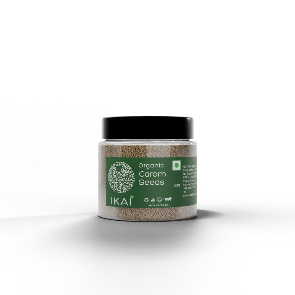 Organic Carom Seeds | Ajwain | Bishop’s weed | Aromatic Spice |50g