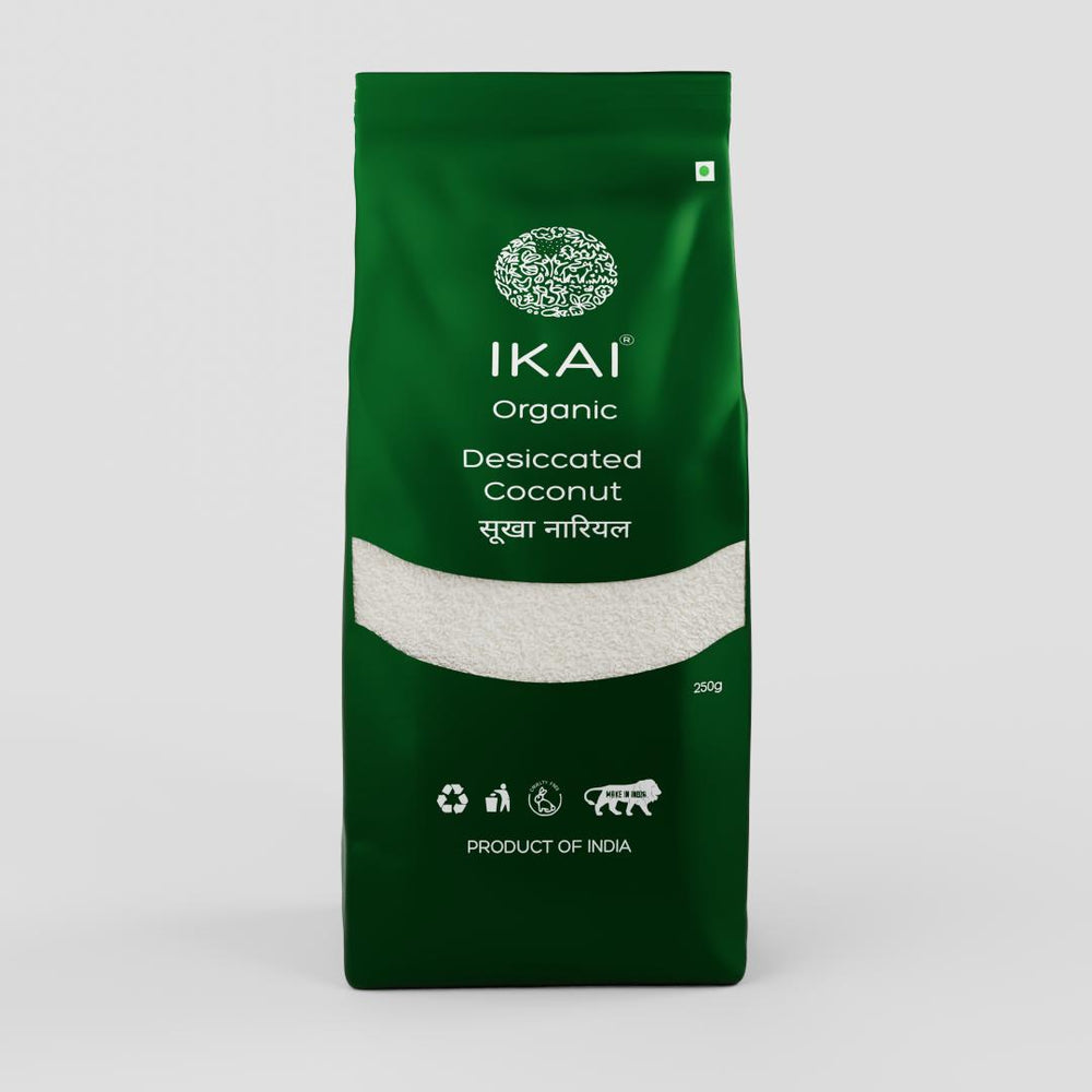 Natural Desiccated Coconut | High Fibre | Healthy Fats | Unsweetened | 250g