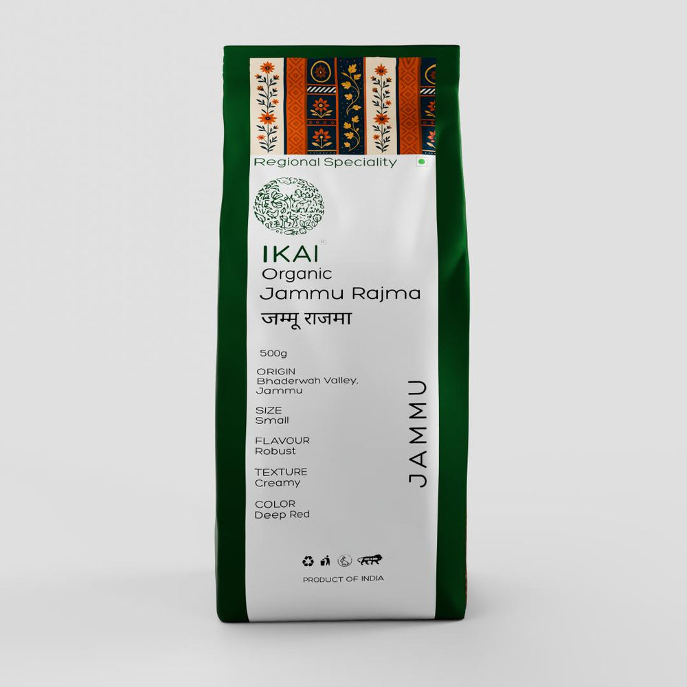 Organic Jammu Rajma | Regional Specialty – Jammu | Natural Protein Foods |500g