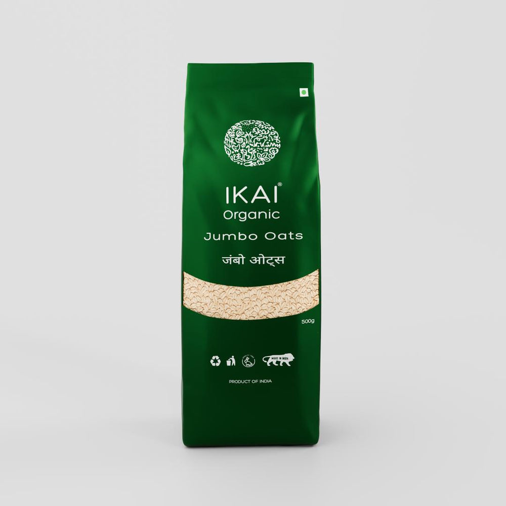 
                  
                    Organic Jumbo Oats | Healthy Breakfast | No Preservative | Gluten Free | 500g
                  
                