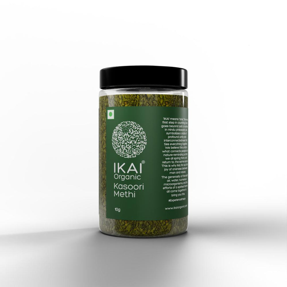 Organic Kasuri Methi | Sundried Organic Fenugreek Leaves | Unique Flavour |10g