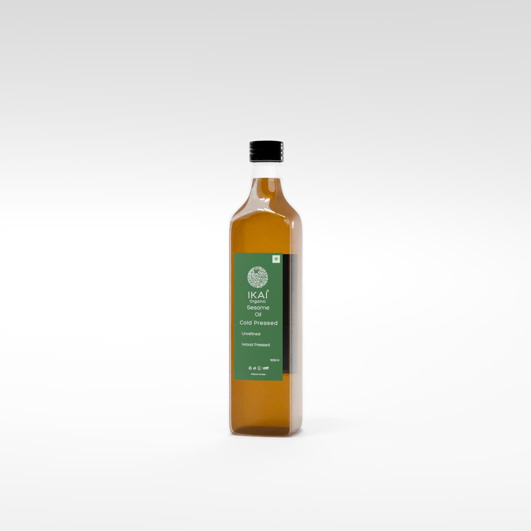 
                  
                    Organic Sesame Oil | Cold Pressed | Wood Pressed | Gingelly Oil | 500ml
                  
                
