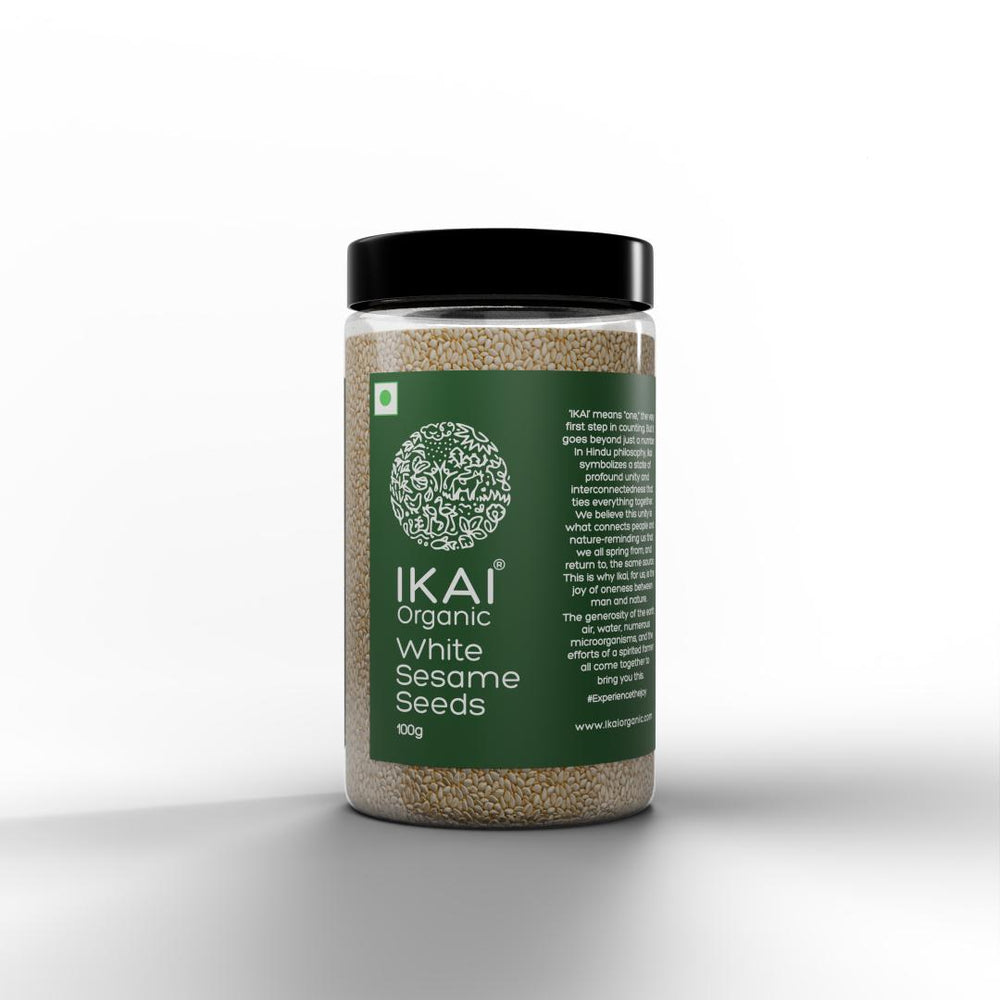 Organic White Sesame Seeds | Safed Til | Healthy Seeds | Good Fats| 100g