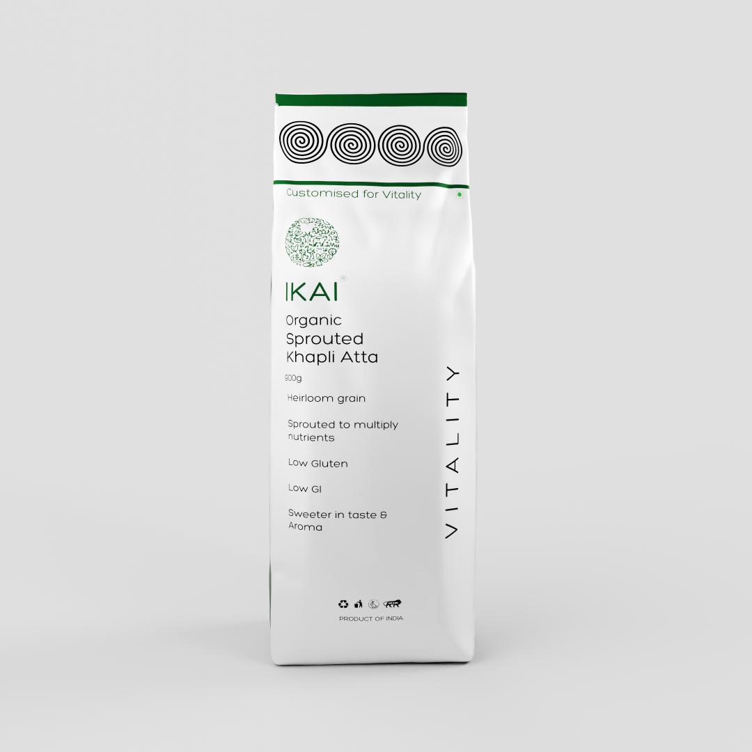 
                  
                    Organic Sprouted Khapli Atta | Ancient Emmer wheat | Sprouted | Customised for Vitality | 900g
                  
                