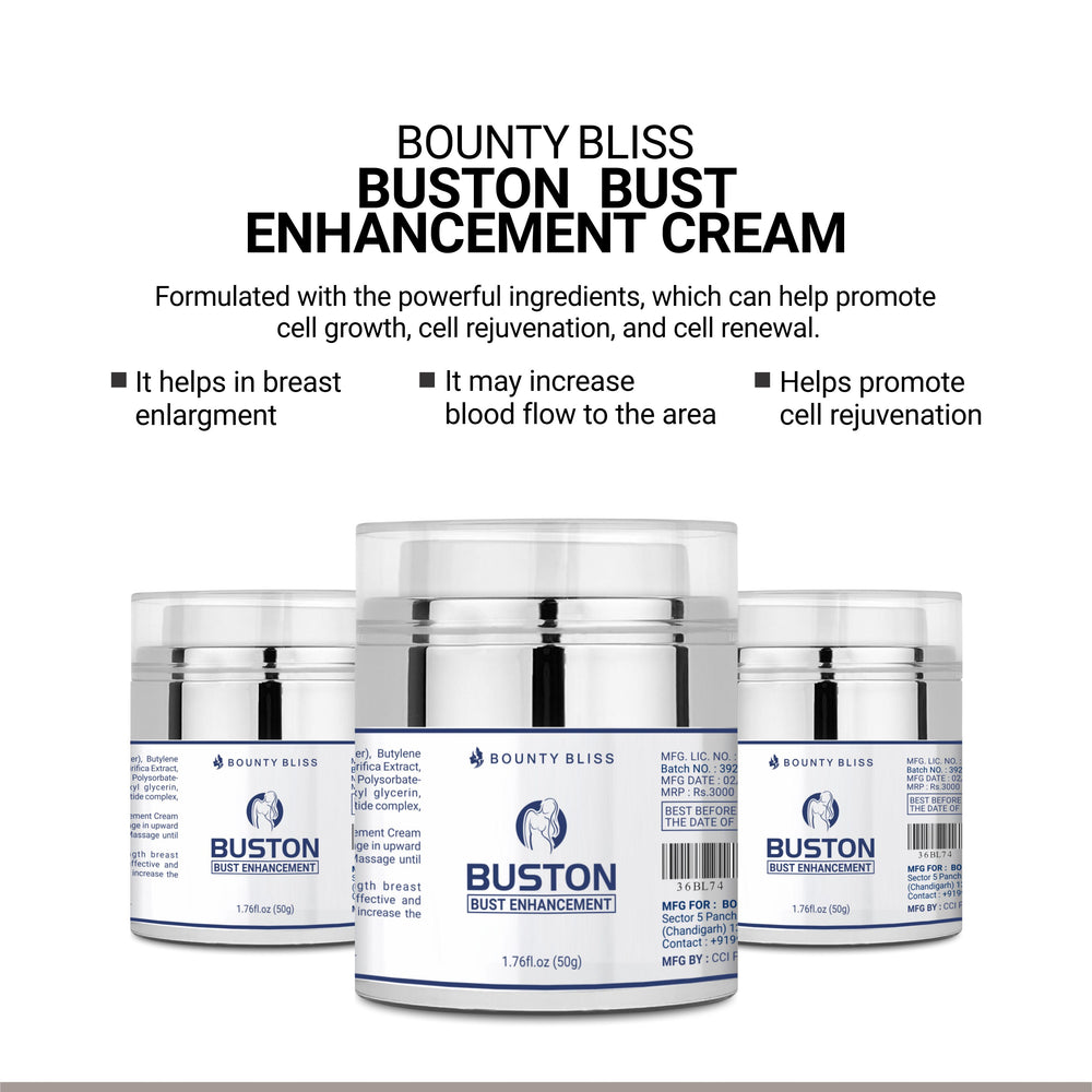 
                  
                    Bounty Bliss BUSTON Breast Enlargement Cream
                  
                
