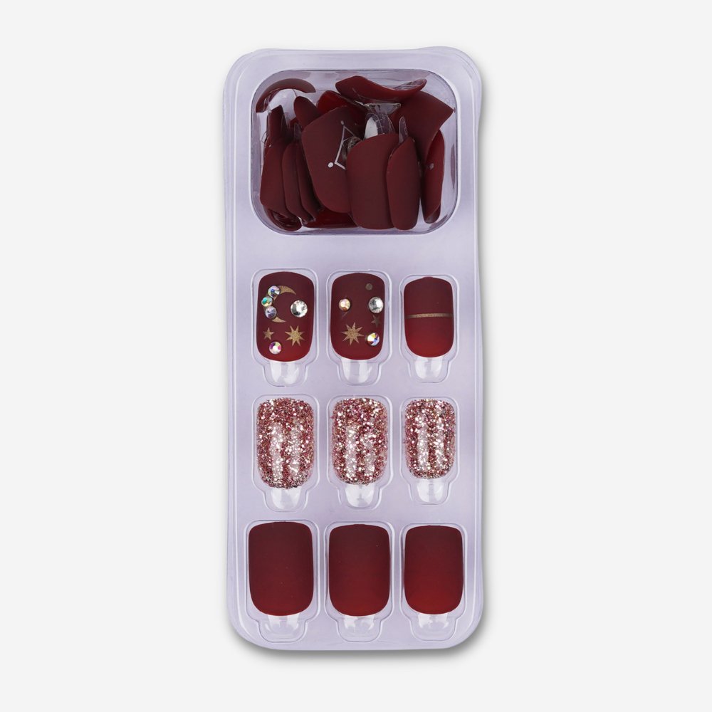 
                  
                    30 Pcs Red Matte Finish Press on Nails - Kreate- Nails
                  
                