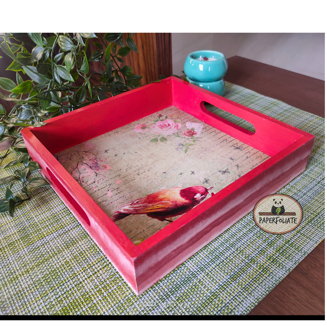 
                  
                    WOODEN TRAY - CHIRPY BIRD DESIGN
                  
                