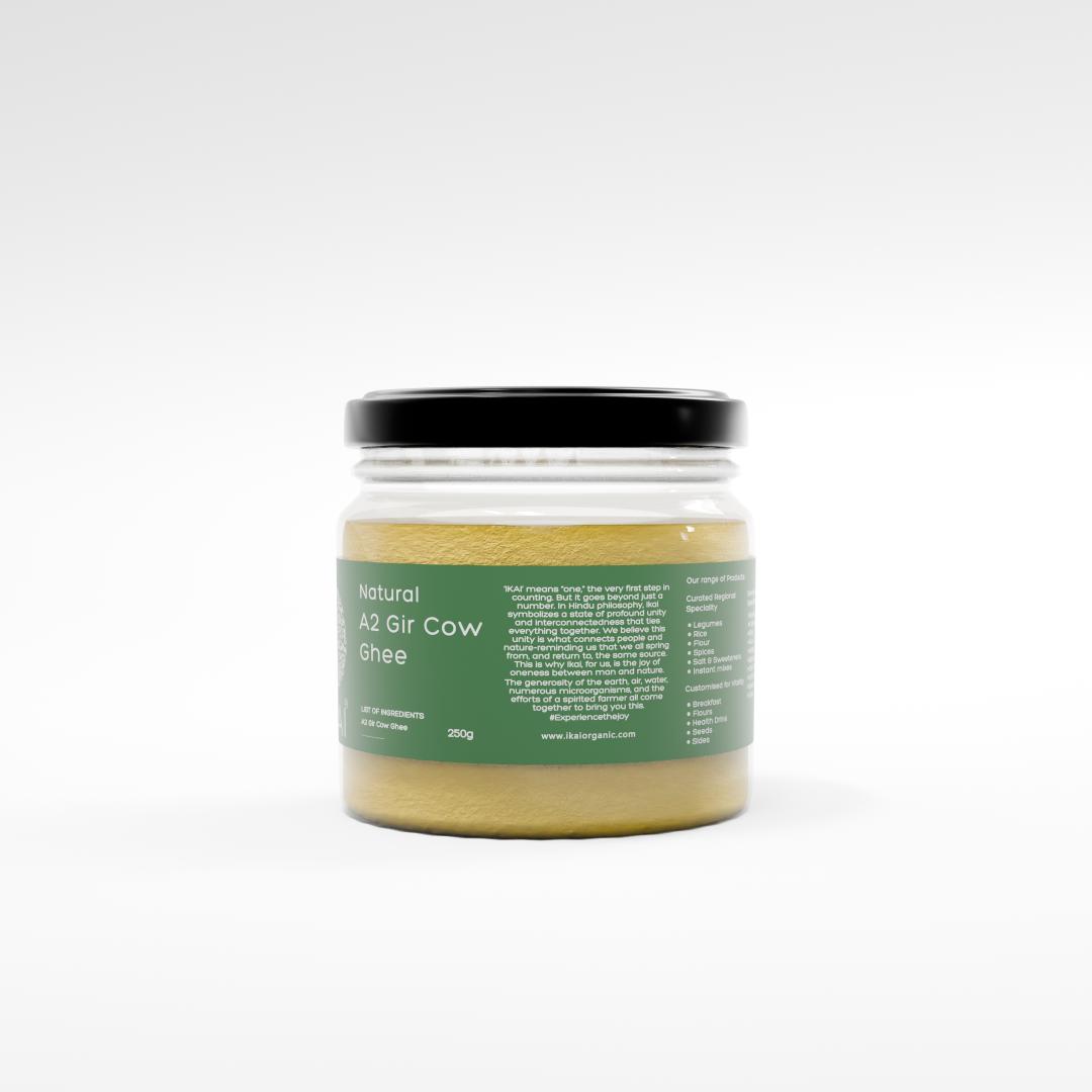 
                  
                    Natural A2 Gir Cow Ghee | Vedic Bilona Method | Curd Churned | 250g
                  
                