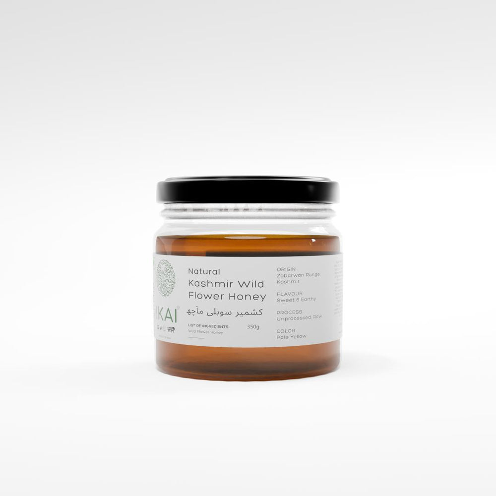 
                  
                    Natural Kashmir Wild Flower Honey | Unprocessed | Regional Specialty - Kashmir | 350g
                  
                