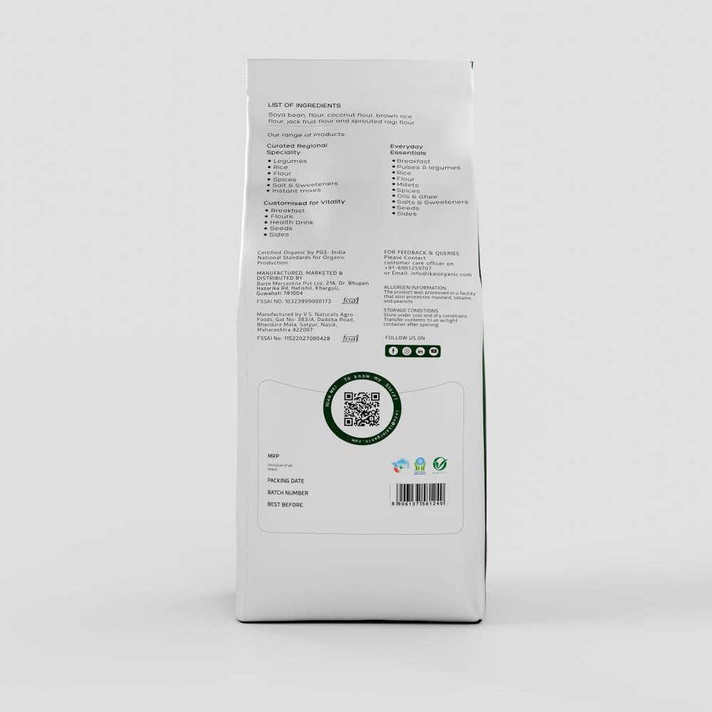 
                  
                    Organic Gluten Free Atta | Naturally Gluten Free | Flour Mix | Customised for Vitality | 500g
                  
                