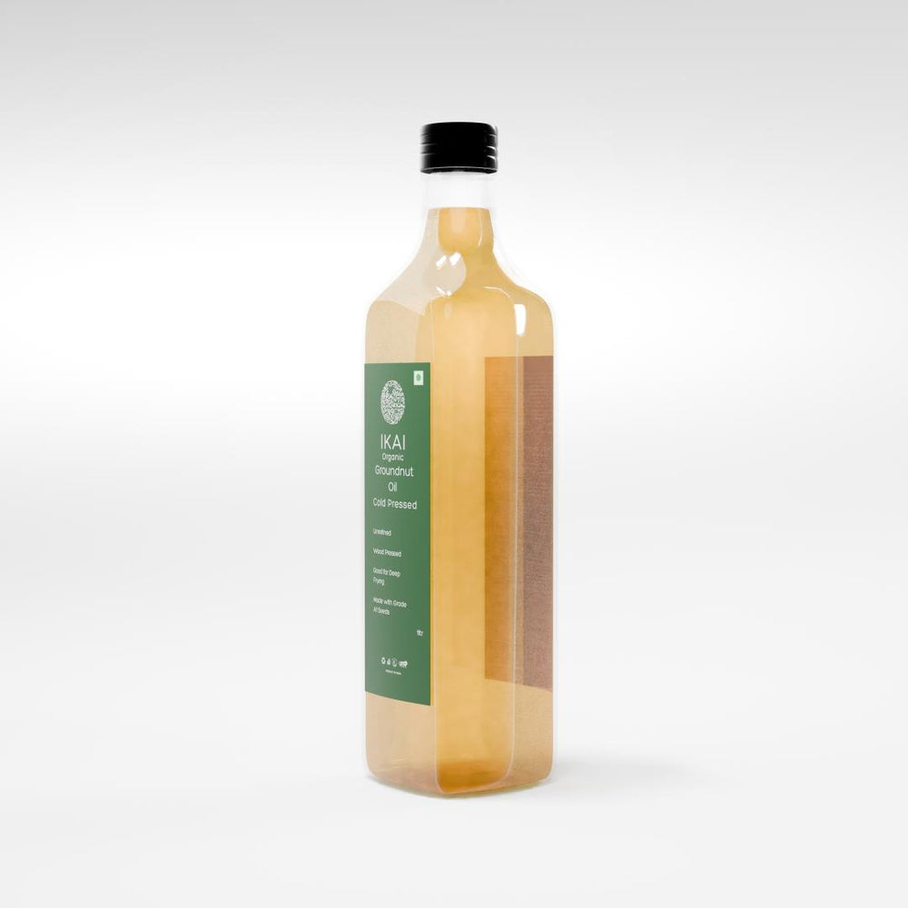 
                  
                    Organic Groundnut Oil | Cold Pressed | Wood Pressed | Unrefined | 1000ml
                  
                