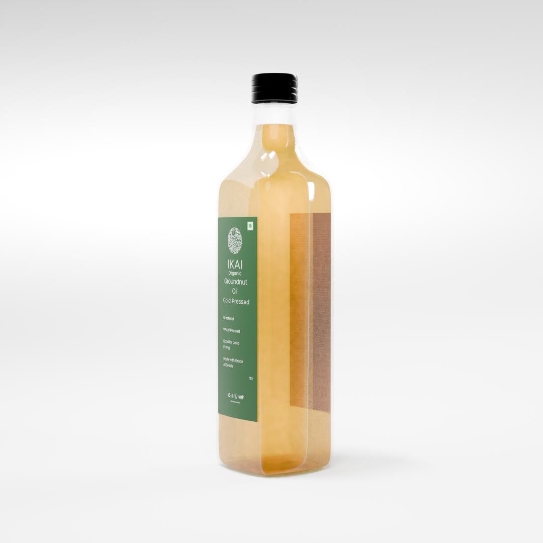 
                  
                    Organic Groundnut Oil | Cold Pressed | Wood Pressed | Unrefined | 1000ml
                  
                