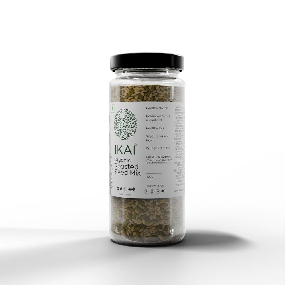 
                  
                    Organic Roasted Seed Mix | Customised For Vitality | Healthy Snack | 100g
                  
                