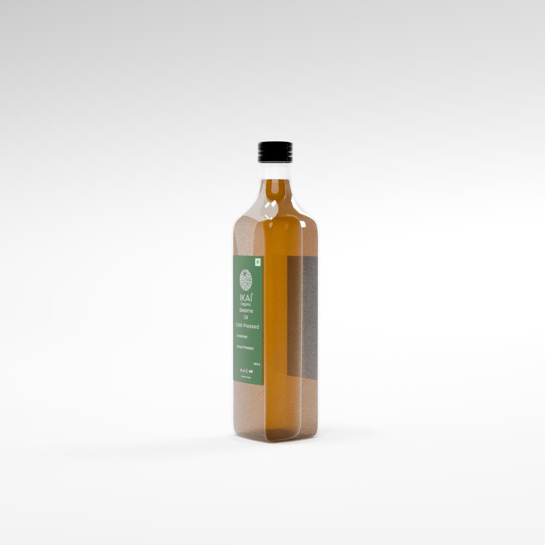 
                  
                    Organic Sesame Oil | Cold Pressed | Wood Pressed | Gingelly Oil | 500ml
                  
                
