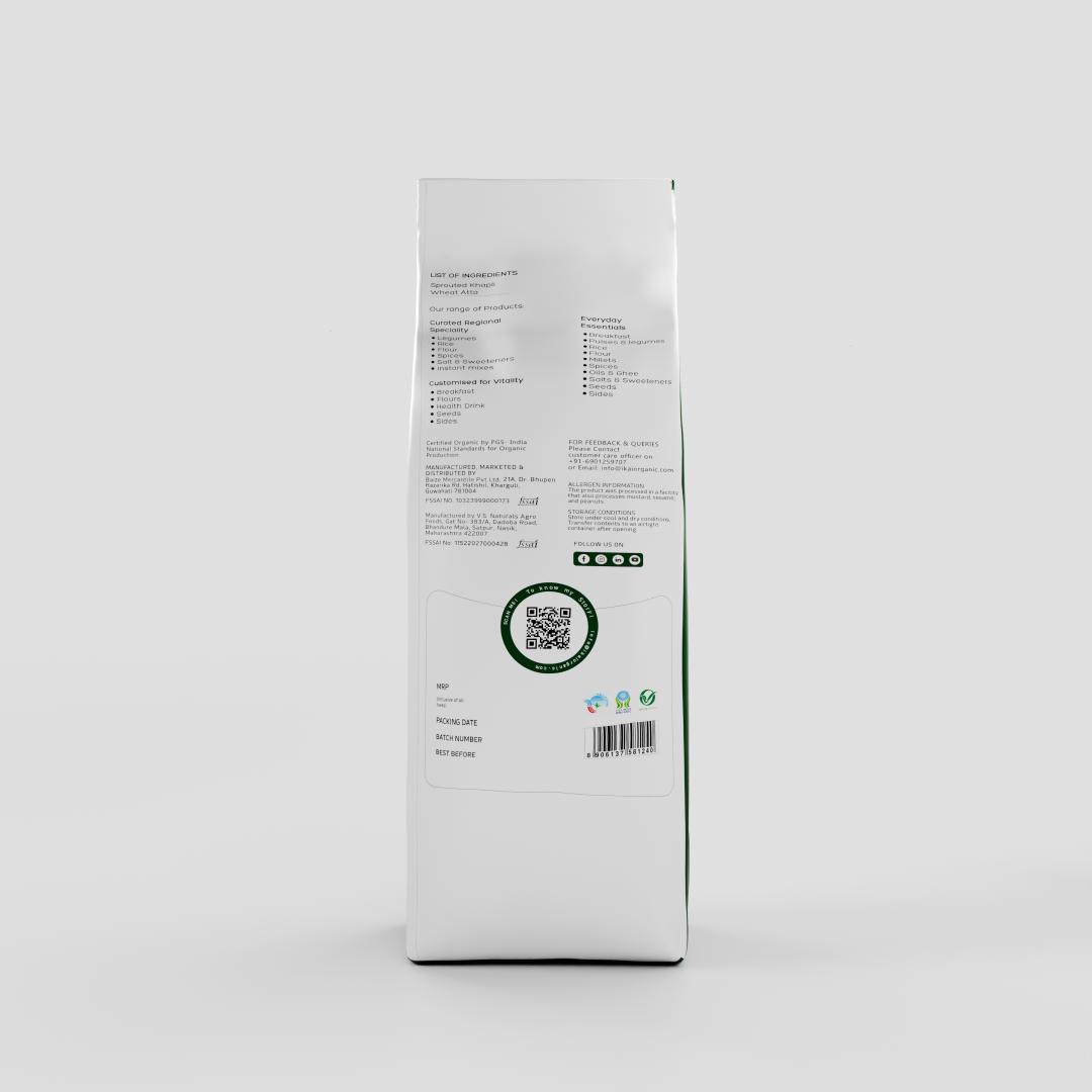 
                  
                    Organic Sprouted Khapli Atta | Ancient Emmer wheat | Sprouted | Customised for Vitality | 900g
                  
                