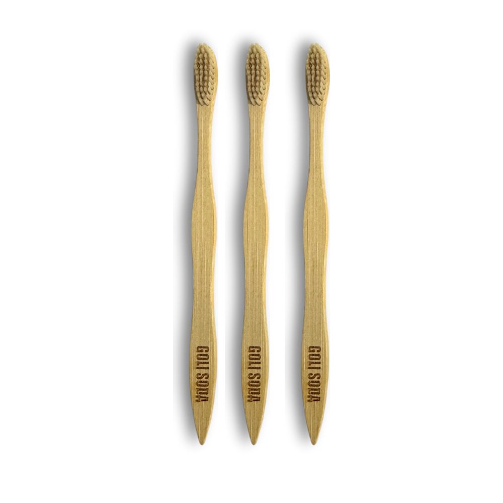
                  
                    Goli Soda Natural Bamboo Toothbrush With Soft Plant Based Bristles
                  
                