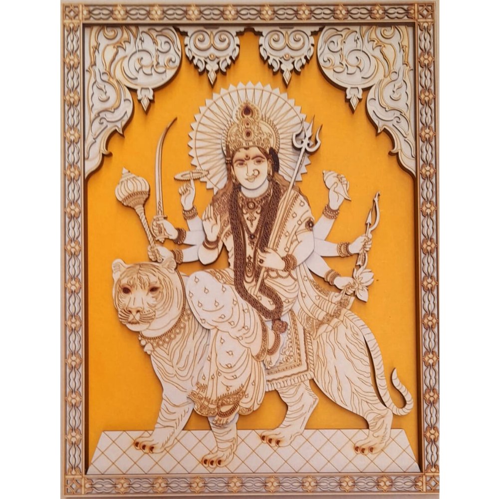 
                  
                    3D Wall Decor - Durga - Kreate- Painting
                  
                