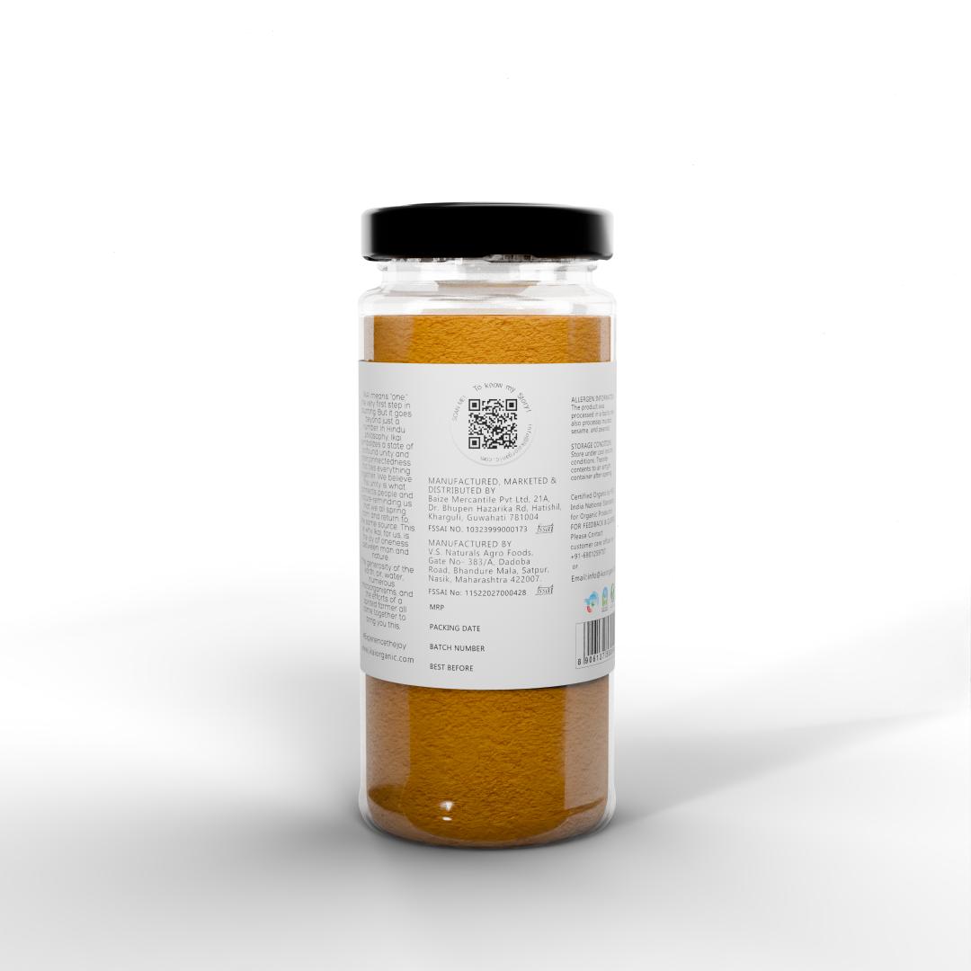 
                  
                    IKAI Natural Lakadong Turmeric | 8 % Curcumin Content | Regional Specialty - Meghalaya | 100g
                  
                