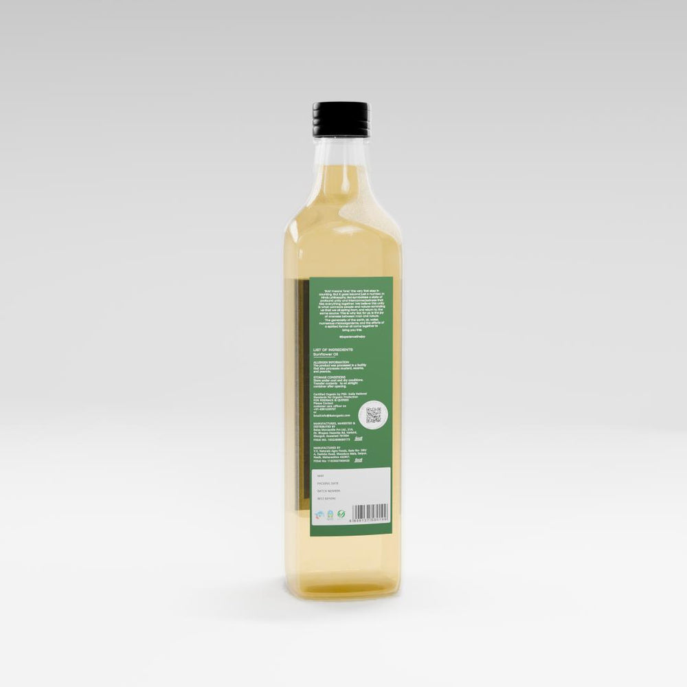 
                  
                    Organic Sunflower Oil | Cold Pressed | Wood Pressed | Unrefined | 1000ml
                  
                