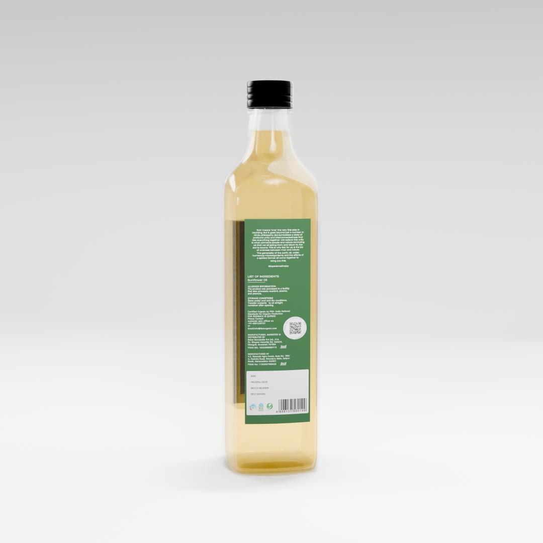 
                  
                    Organic Sunflower Oil | Cold Pressed | Wood Pressed | Unrefined | 1000ml
                  
                