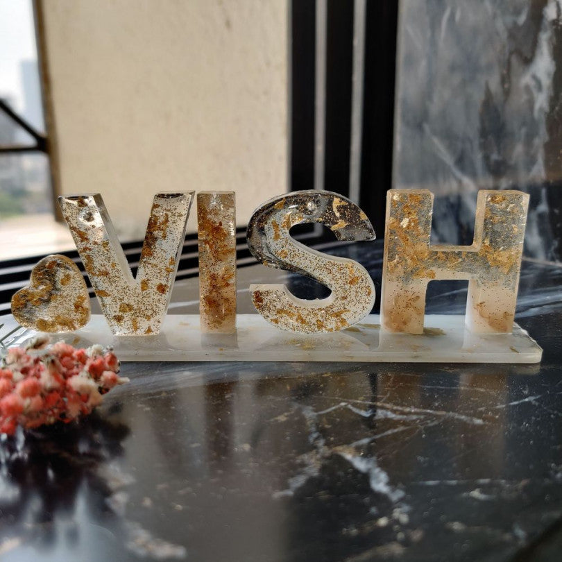 Resin Name Stand